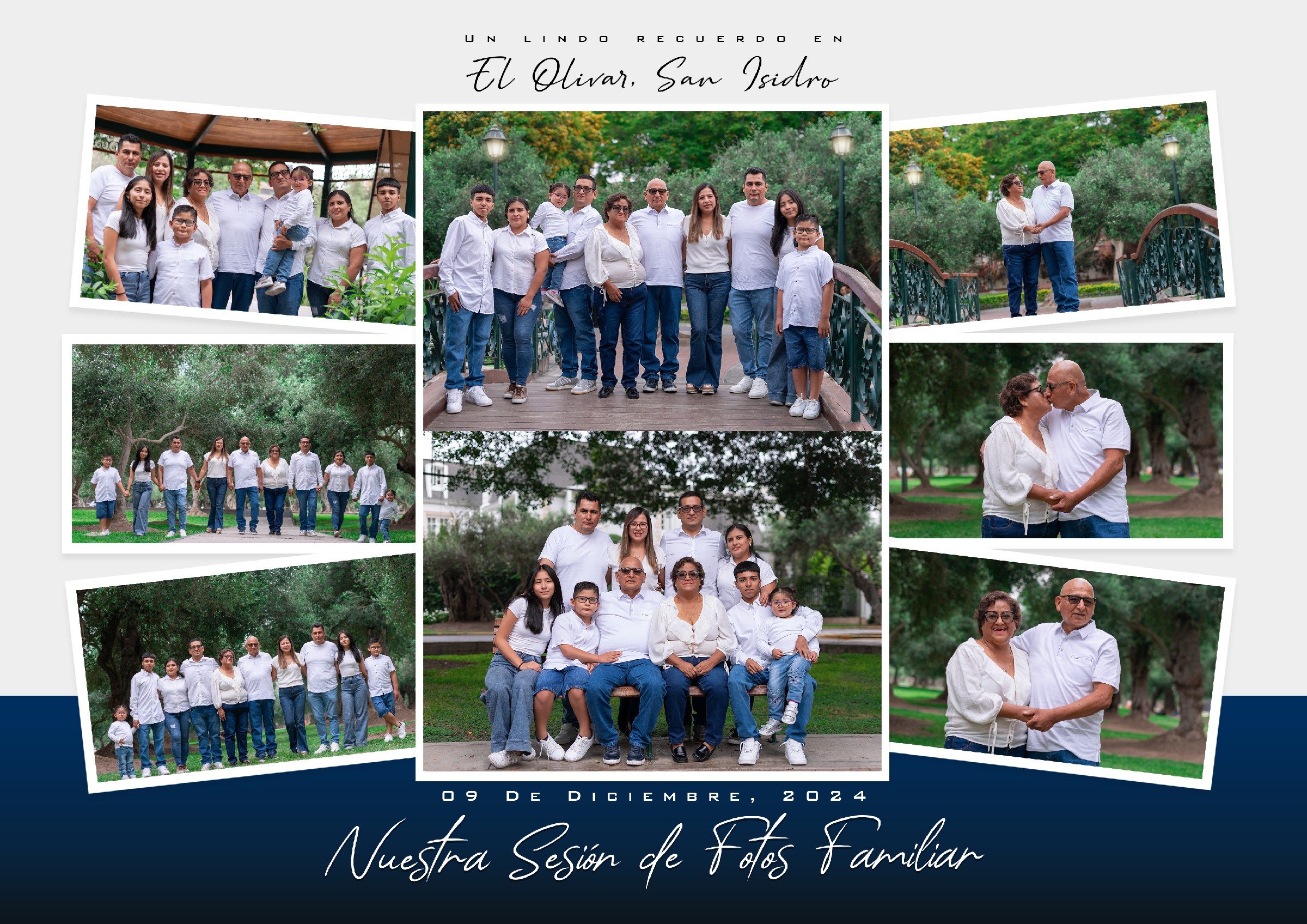 Familia Pomazón: Fotos Familiares en Bosque El Olivar de San Isidro