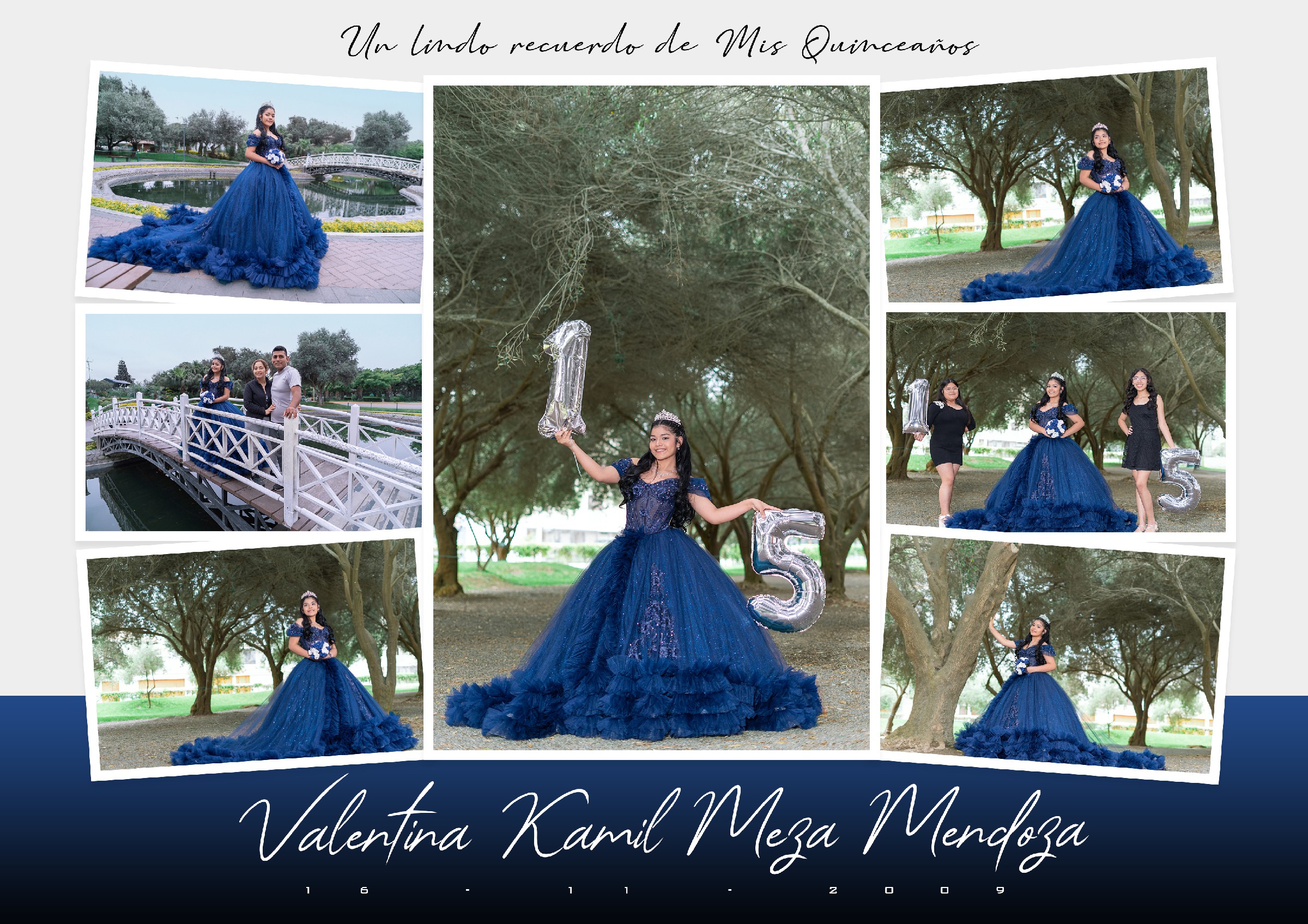 Kamil: Un lindo vestido de quinceañera en La Felicidad de San Borja