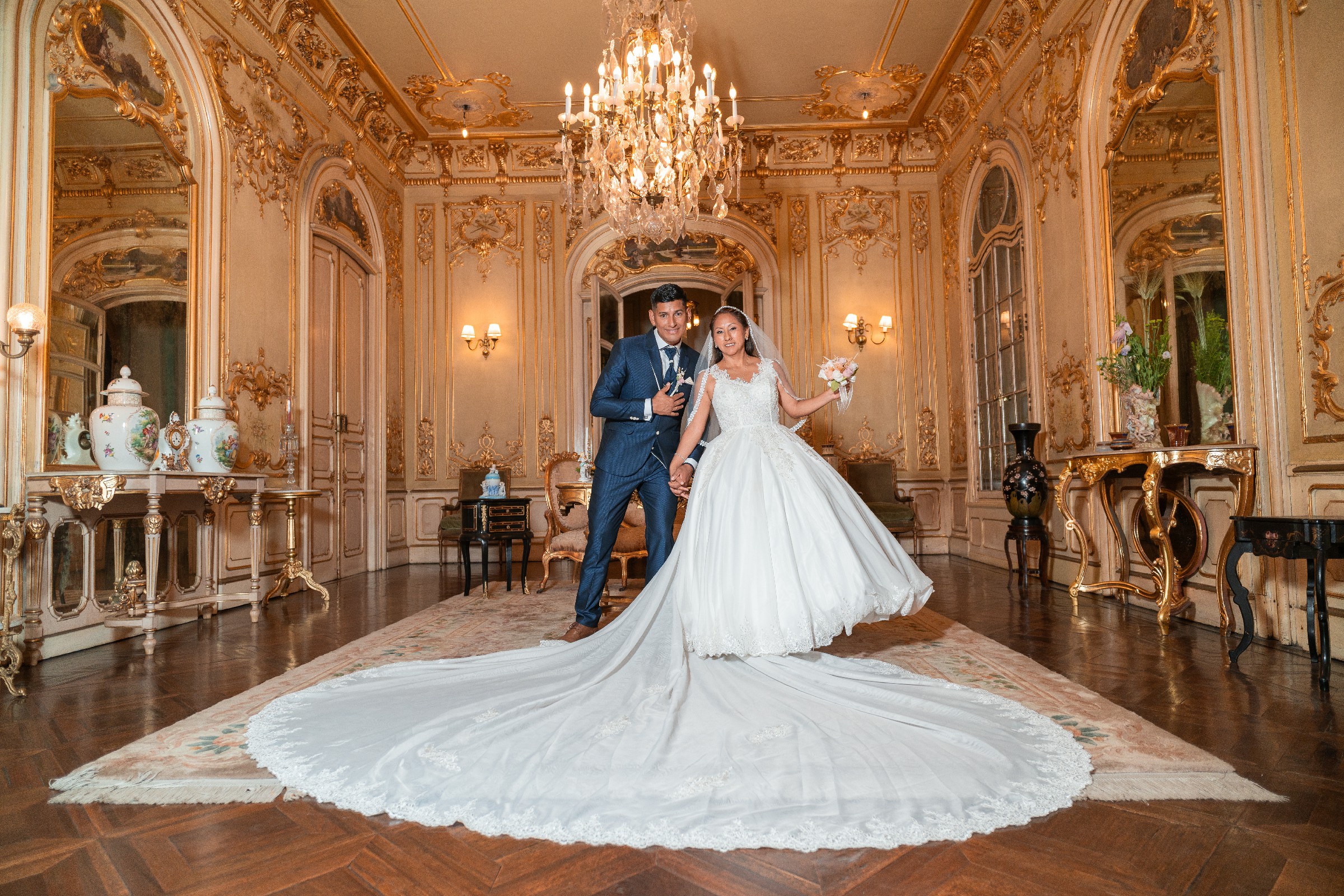 Sesión de Fotos de Recién Casados en la Casa Fernandini