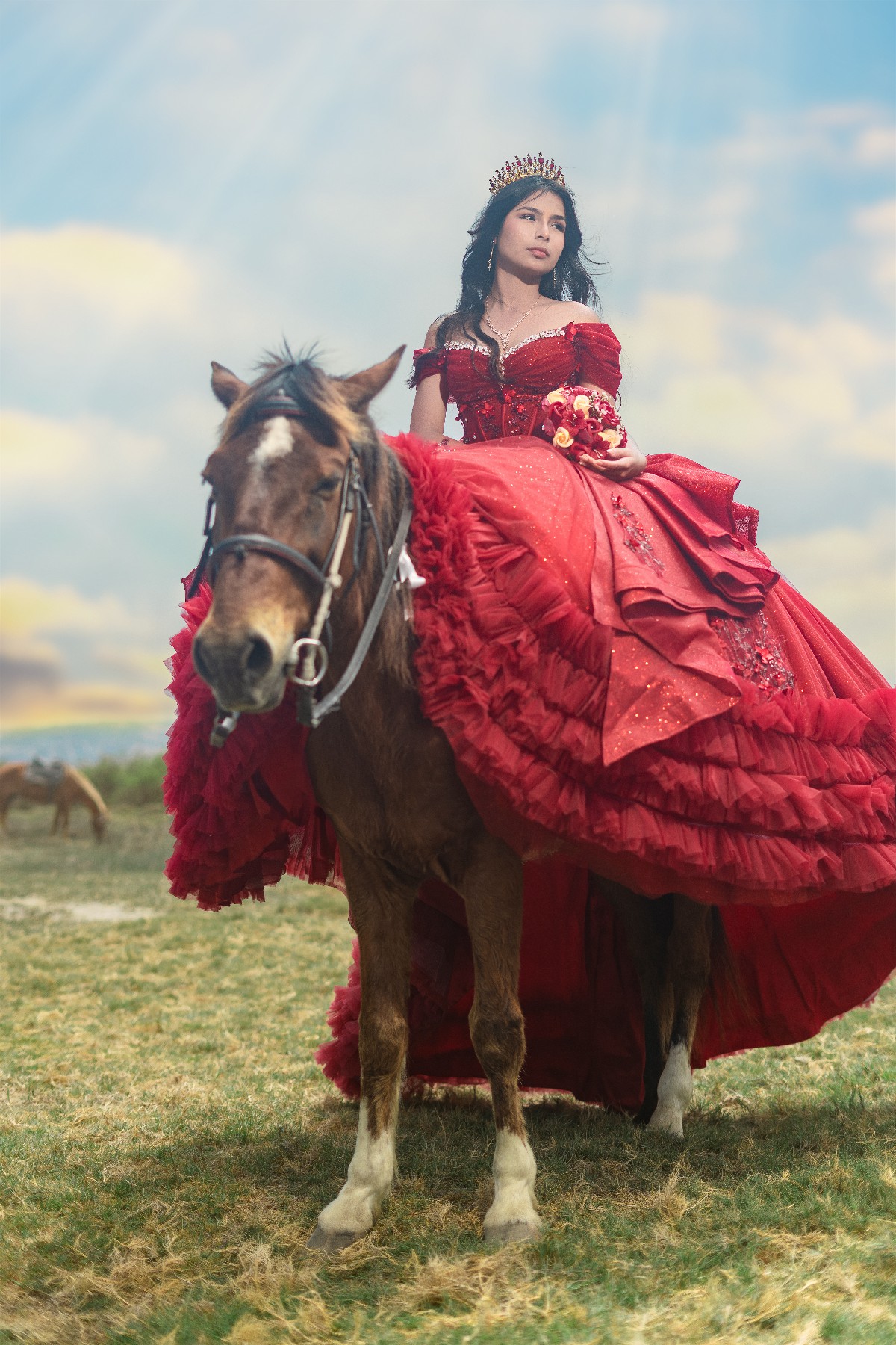 Maciel posa de manera majestuosa con el caballo en Chorrillos Maciel posa de manera majestuosa con el caballo en Chorrillos